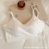 Sujetador de Algodón sin Espalda con Camisola Integrada para Niñas, Sujetador Tipo Tubo Antiexposición sin Costuras para Mujeres 9903