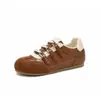 Bestseller de Douyin Zapatos de Entrenamiento Retro Alemanes para Aumentar Altura 4cm Otoño/Invierno 2026 Nuevos Zapatos Deportivos Versátiles con Velcro Suela Gruesa