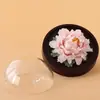 Cerámica No Hereditaria Amasado a Mano Flor de Porcelana Flor de Peonía Expansor Adornos para Sala de Té Decoración de Interiores Incienso para Coche Regalo de Acompañamiento
