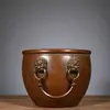 Quemador de Incienso de Latón Estilo Antiguo con Diseño de Cabeza de León para Decoración del Hogar, Adorno Creativo Feng Shui para Sala de Estar