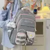 Mochila Escolar Linda Estilo Universitario para Niña de Secundaria Estudiante de Preparatoria Gran Capacidad Reductora de Carga Mochila de Viaje para Computadora
