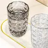 Taza Transparente de Enjuague Bucal Lujo Ligero Taza para Lavarse para Hogar Pareja Taza para Cepillo de Dientes Diseño de Estilo Popular Taza para Cepillarse Taza para Lavarse