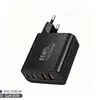 Nuevo cargador rápido GaN de 85W estándar europeo adecuado para Samsung y Apple 16 cargador de portátil 45W adaptador multiport