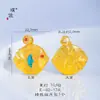 Puzuo retención de color fuerte oro arena accesorios DIY zorro cepillado, cerdito, Buda, peces colgantes, collares, cadenas de suéter de dibujos animados para mujeres