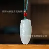 Colgante de Jade Natural de Tianshan de Xinjiang, Hebilla de Paz, Placa Auspiciosa, Colgante de Buda Guanyin, Candado de Nube y Amuleto Deseoso al por Mayor