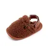 Otoño e invierno 2023 Zapatos nuevos para bebé y niño pequeño Zapatos de moda de felpa para bebé Zapatos para bebé de 0 a 1 año Venta al por mayor BNB3132