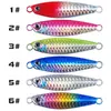 Venta al por mayor de fábrica placa de hierro escama de pez plomo marca caballo 10g-20g señuelo de lance largo caballa pesca en el mar cebo artificial Luya