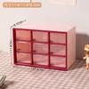 Caja de Almacenamiento Tipo Cajón a Prueba de Polvo para Escritorio de Estudiante Estilo Ins Corazón de Niña Jiugongge Almacenamiento de Papelería, Joyería, Cosméticos