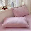 Funda de almohada de terciopelo de leche estilo blogger Ins, pieza única, invierno, engrosada, cálida, terciopelo de coral, funda versátil para núcleo de almohada, 48*74, artículo único