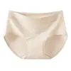 Ropa interior médica de algodón de grado A para mujer, algodón puro, refuerzo antibacteriano, refuerzo extendido, sin costuras, cintura media-alta, bragas tipo triángulo