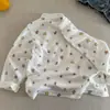 Camisa de Manga Larga con Protección Solar para Niños, Modelo Nuevo Verano 2026, Top con Estampado de Estrellas para Niños Pequeños, Suave Camiseta para Bebés, Estilo Delgado para Niñas