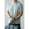 [Tecnologia 7A Solona] Camiseta de Manga Curta com Tecnologia Cool Sense nos Ombros Masculina Verão 2025 Camisa Base com Proteção Solar Roupas para Esportes e Fitness