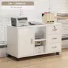 Archivero de piso gabinete de oficina con cerradura gabinete de oficina gabinete de almacenamiento escritorio pequeño gabinete bajo gabinete de almacenamiento