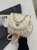 Mochila Pequeña Estilo Coreano tipo Chanel para Mujer, Nuevo Modelo 2026, Mochila para Viajes Diarios, Bolso Cubo Casual Versátil y a la Moda Estilo Coreano