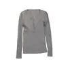 Nuevo Suéter de Punto Ajustado de Cuello Redondo de Manga Larga Fino para Mujer, Estilo Retro Otoño/Invierno, Capa Base