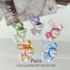 Chaveiro de Sino de Ovelha Pequena Fofo Macio Divertido Ovelha Doce Coração Menina Pingente Ins Ornamento de Mochila Presente