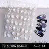 Calcomanía para Uñas Estéreo con Relieve de Flor Graffiti Estilo Japonés Lindo Calcomanía para Uñas Ins Infantil de Dibujos Animados Conejo Feliz DIY