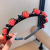 Diadema para niñas, banda para el cabello trenzada de celebridades de Internet, accesorios para el cabello, tocados de princesa, banda para el cabello rota de verano para bebés
