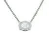 Collar Colgante Transfronterizo Europeo y Americano Primavera Nuevo Colgante Inicial Letra 26 Textura en Relieve Colgante Personalizado Accesorios Elegantes
