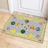Tapetes de Puerta Siete Estrellas, Tapetes de Piso Nafu, Alfombras, Tapetes para Pies de Entrada Sala de Estar, Tapetes Moneda Cinco Emperadores para Recibidor