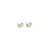 Pendientes de Plata S925 con Circonita de Mariposa Pendientes Lujo Ligero Temperamento Pequeños Alta Calidad Versátiles Exquisitos Moda Mujer