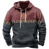 Suéter con capucha para hombre, con estampado digital de letras, estilo transfronterizo europeo y americano, sudadera con capucha para hombre y mujer, abrigo holgado informal de otoño e invierno