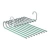 Perchero plegable para pantalones, multifuncional, multicapa, mágico, sin costuras, para el hogar, con clip, para guardarropa, artefacto de almacenamiento