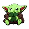 Amuletos para Zapatos Tipo Clog de la Serie Star Wars Yoda, Hebillas para Zapatos, Clips Decorativos para Zapatos de Jardín, Fabricante de Clips Decorativos de Plástico