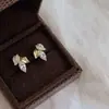 Pendientes Nuevos de Plata S925 para Mujer Otoño e Invierno, Pendientes de Cristal Swarovski Maillard, Pendientes de Alta Gama con un Diseño de Lujo Ligero