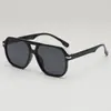 Gafas de sol aviador de doble puente retro populares en línea europeas y americanas moda femenina montura de leopardo gafas de sapo gafas de hombre