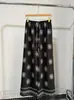 Pantalones Anchos Estilo Bohemio Étnico Retro para Mujer, Nuevo Estilo de Verano, Pantalones Largos Fluidos, Pantalones Rectos Finos de Cintura Alta Adelgazantes