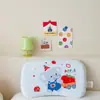 Almofada infantil de veludo de leite, design de desenho animado, travesseiro de memória modelador para bebês e crianças pequenas, travesseiro para soneca de bebê para jardim de infância, núcleo de travesseiro de espuma de memória