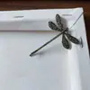 Pinza de Libélula Retro de Un Carácter Pinza Antigua de Nicho para Flequillo Pasador de Temperamento Pinza Lateral Exquisita de Industria Pesada Accesorios para el Cabello Pinza para el Cabello