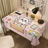 Tapete de Mesa Cartoon à Prova d'Água e Óleo Sem Lavar Toalha de Mesa para Escrivaninha de Estudante Novo Modelo 2026 Capa Especial para Estudo Infantil