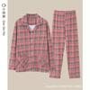 Pijama 100% algodão feminino primavera e outono manga comprida coelho vermelho brilhante ano de nascimento casamento algodão plus size homewear