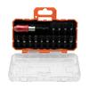 Xinshili 15 piezas juego blanco de puntas de impacto para coche caja de herramientas multifunción para el hogar combinación de destornilladores para reparación de automóviles S2