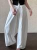 Macacão Luxi estilo retrô americano com modelagem tridimensional calça pantalona calça reta nova de primavera calça com costura desfeita foice calça 1872
