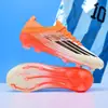 Nuevos zapatos de fútbol de entrenamiento AG y TF con cordones y tacos largos Yamal F50+ transfronterizos para adultos, adolescentes y niños, hombres y mujeres