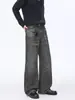 Ropa para Hombre LKTM Jeans Acampanados Lavado Azul Retro Americano para Hombres y Mujeres, Marca de Tendencia con un Efecto Adelgazante de Gama Alta