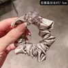 Goma para el pelo de cristal estilo coreano de lujo ligero para mujer, soporte de coleta de satén de alta gama que no daña, goma para moño de nuevo estilo
