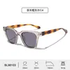 Gafas de Sol Nuevas Transfronterizas con Montura Cuadrada Simple, Patillas de Clip, Accesorios para el Puente Nasal, Protección Solar, Gafas de Sol de Estilo de Alta Gama