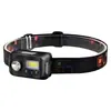 Iluminación Exterior Linterna Frontal Inteligente Sensor T6 Luz Fuerte Multifuncional Portátil Montada en la Cabeza Lámpara de Iluminación de Largo Alcance Alta Brillo Pesca Nocturna