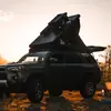 Tienda de Techo Triangular Hidráulica de Apertura Rápida para Dos Personas, Tienda de Coche de Cáscara Dura para Acampar al Aire Libre, Suministro Directo del Fabricante