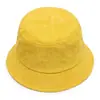 Chapéu de Pescador de Veludo Cotelê Estilo Coreano para Outono e Inverno, Chapéu de Sol Quente e à Prova de Vento para Exterior, Cor Sólida, Circunferência da Cabeça Grande, Chapéu Bucket Feminino para Afinar o Rosto