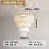 Lámpara de araña para sala de estar de Murano, luz principal para el recibidor, villa de lujo francés, escalera de doble altura, espacio abierto, lámpara colgante giratoria para hotel