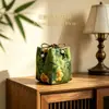Bolsa de transporte para juego de té, bolsa de tela portátil para tazas y teteras de té, diseño engrosado, bolsa portátil para exteriores, bolsa de almacenamiento para accesorios de té