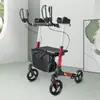 Andador Portátil Transfronterizo Fuyi con Reposabrazos, Dispositivo Asistencial para Discapacidad, Dispositivo de Rehabilitación, Carrito Portátil