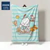 Nova Manta de Flanela Sanrio Pochacco Desenho Animado Transfronteiriça, Manta Fofa Pochacco para Soneca, Manta de Sofá