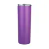 Taza recta aislada de acero inoxidable de 20 oz transfronteriza, taza recta térmica y de conservación del frío portátil de doble capa, portavasos de coche, vaso de agua, personalizable