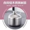 Pote de Tempero de Aço Inoxidável, Caixa de Tempero Espessada, Frasco de Condimento, Pote de Cominho, Pote de Tempero de Três Sabores Quatro Sabores, Vem com uma Colher Pequena